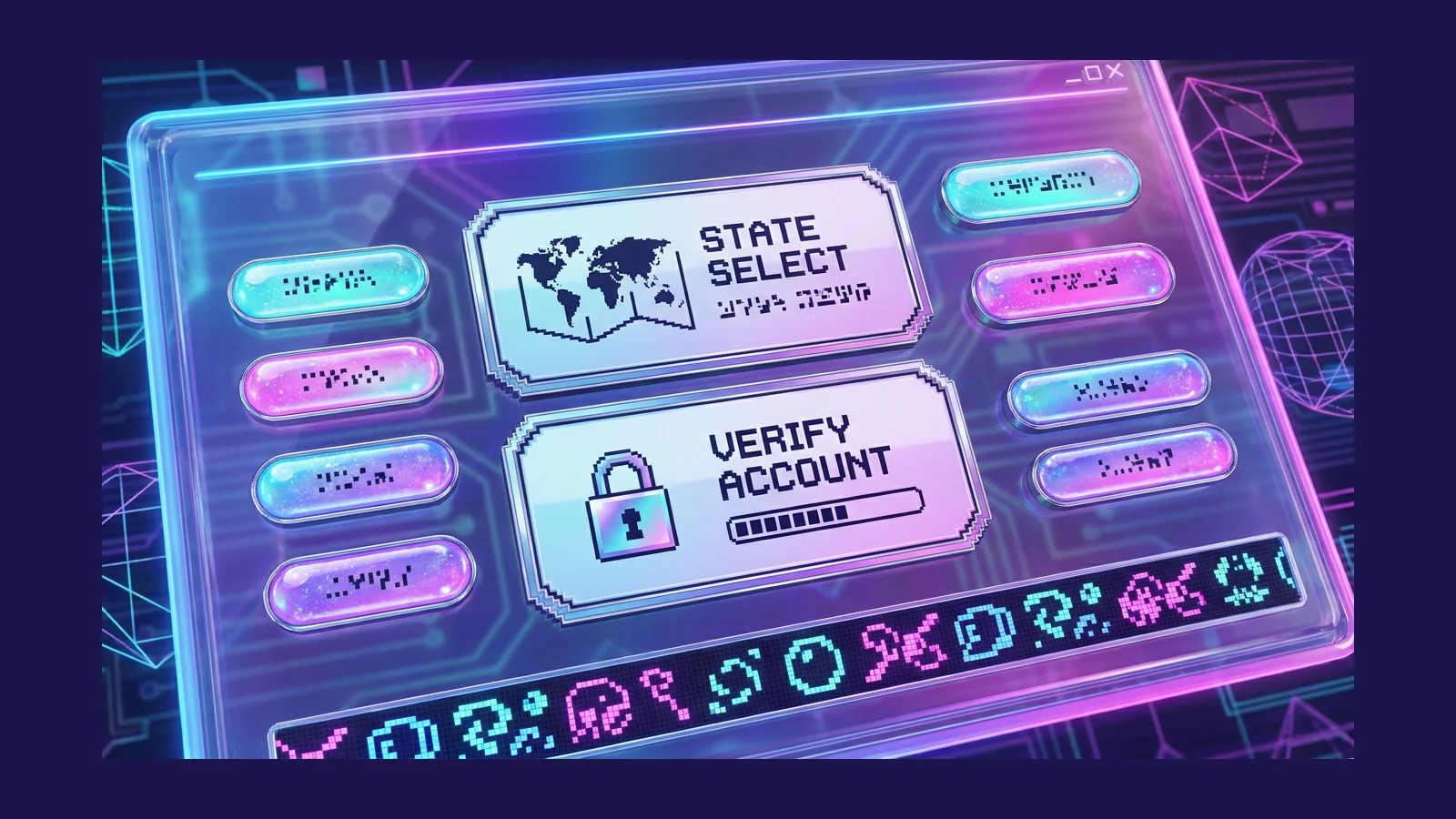 Hardrock Betting Login steps retro visual
